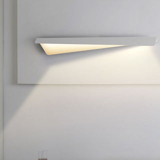 Arisha Applique Murale Géométrique Minimaliste, Métal, Blanc, Salon
