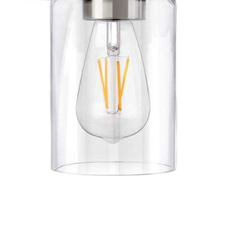 Silva Applique Murale Miroir Cylindrique Moderne, Verre/Métal, Noir/Or/Nickel, Chambre