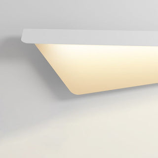 Arisha Applique Murale Géométrique Minimaliste, Métal, Blanc, Salon