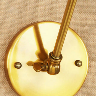 Silva Applique Murale Réglable Rétro, Métal, Bronze/Laiton, Couloir