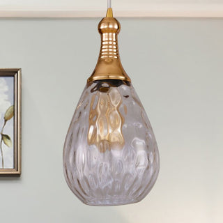 Arisha Vintage LED Suspension Métal Verre Chambre à coucher Salon