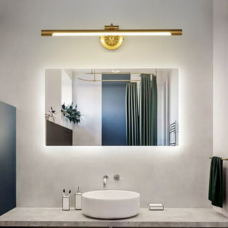 Tiffany Applique de Vanité Linéaire Moderne, Métal/Acrylique, Or, Salle de Bain