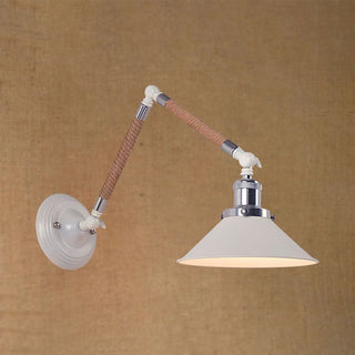 Arisha Applique Murale Réglable Contemporaine, Métal, Blanc, Chambre