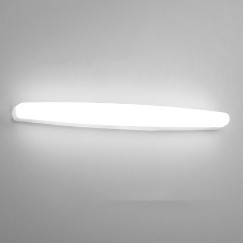 Ray Applique de Vanité Miroir Minimaliste, Blanc, Bureau