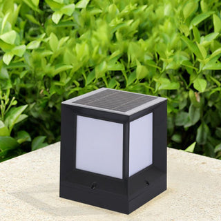 Ray Lampe Solaire de Poteau, Rectangle Simple, L 12/15/20/27/32CM
