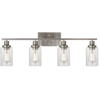 Silva Applique Murale Miroir Cylindrique Moderne, Verre/Métal, Noir/Or/Nickel, Chambre