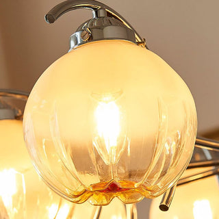 Valentina Lustre Moderne, Metal/Verre, Blanc, Chambre