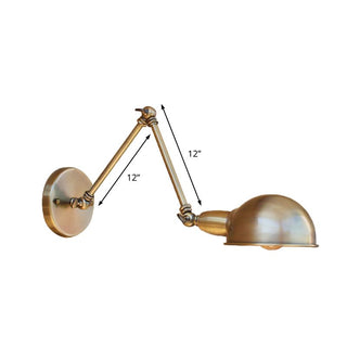 Epoch Applique Murale Vintage, Laiton/Chrome/Brass, Couloir