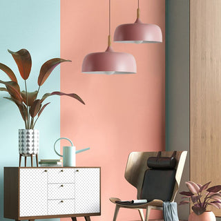 Arisha Minimaliste LED Suspension Noir/Blanc/Bleu/ Métal Chambre à coucher