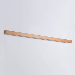 Vominex Applique Murale Miroir Linéaire Minimaliste Bois Salon-Luire