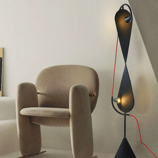 Mira Lampadaire Géométrique Moderne Métal Salon