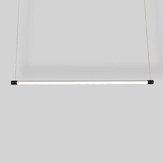 Ray Linéaire LED Suspension Noire Argent Métal Chambre à coucher