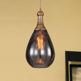 Arisha Vintage LED Suspension Métal Verre Chambre à coucher Salon