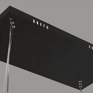 Arisha Luminaires Suspensions Carrée Simple Moderne Acrylique Noir/Blanc Salon/Chambre à Coucher/Salle à Manger