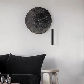 Ray Suspension Cylindre Moderne, Métal, Noir, Salon