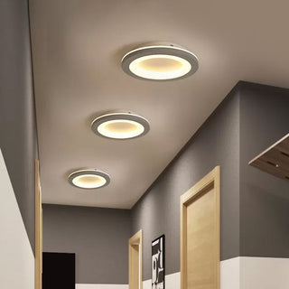 Arisha Fleur Moderne LED Plafonnier Gris Acrylique Chambre à coucher