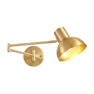 Arisha Applique Orientable Géométrique Moderne, Métal, Noir/Or, Chambre