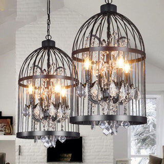 Arisha Industrie LED Suspension Noir Blanc Métal Chambre à coucher
