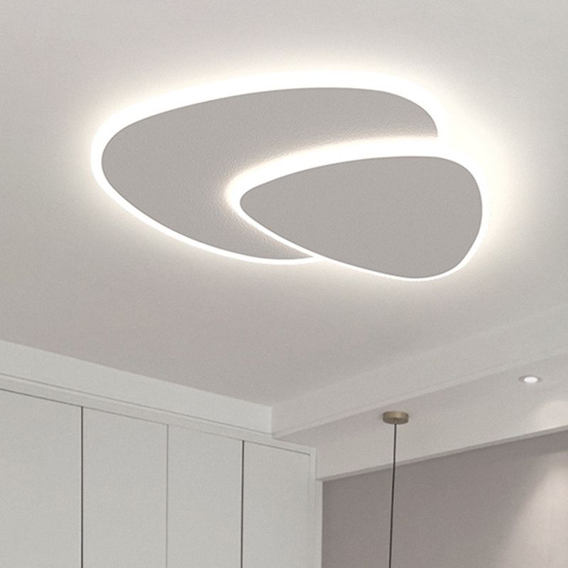 Seronix Plafonnier Triangle Moderne Blanc Salon-Cielum