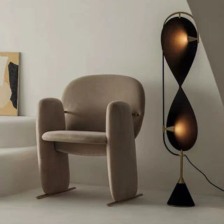 Mira Lampadaire Géométrique Moderne Métal Salon