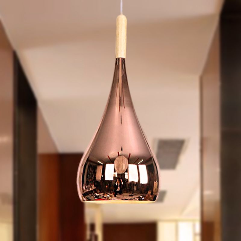 Arisha LED Suspension Or Rose Chrome Métal Couloir Chambre à coucher