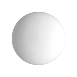 Valentina Applique Murale Globe Minimaliste, Métal/Verre, Blanc, Salle de Bain