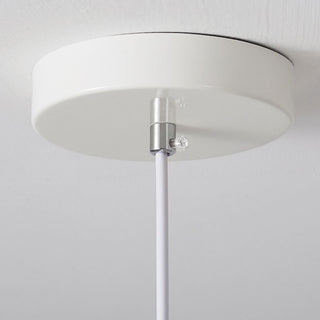 Arisha Suspension Dôme Moderne, Métal, Blanc, Salon