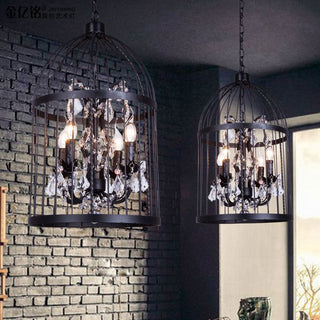 Arisha Industrie LED Suspension Noir Blanc Métal Chambre à coucher