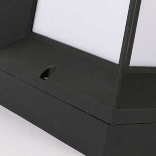 Ray Lampe Solaire de Poteau, Rectangle Simple, L 12/15/20/27/32CM