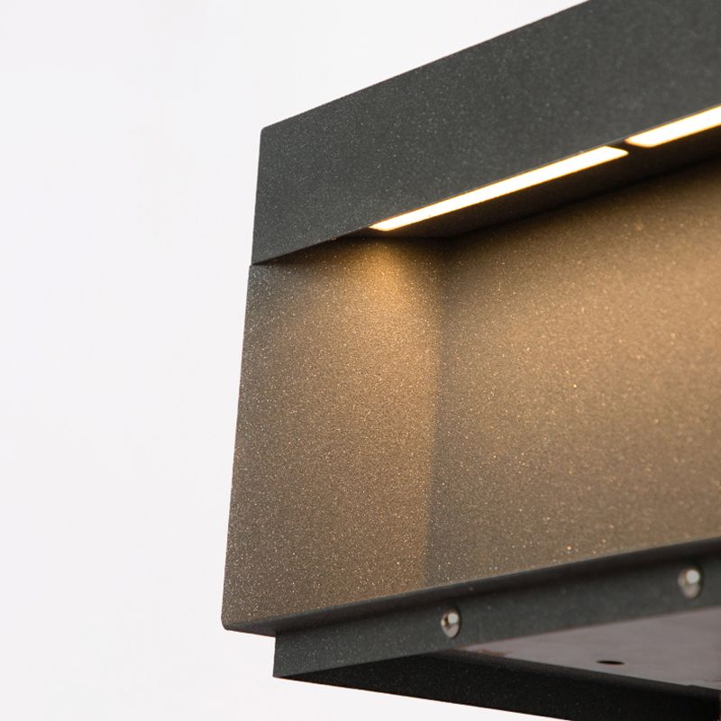 Ray Lampe de Poteau, Carrée, L 40/50/60CM