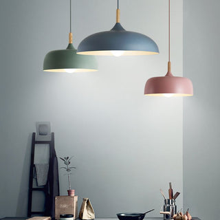 Arisha Minimaliste LED Suspension Noir/Blanc/Bleu/ Métal Chambre à coucher