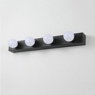 Valentina Applique Murale Boule Rectangulaire Moderne, Métal, Noir/Blanc, Chambre