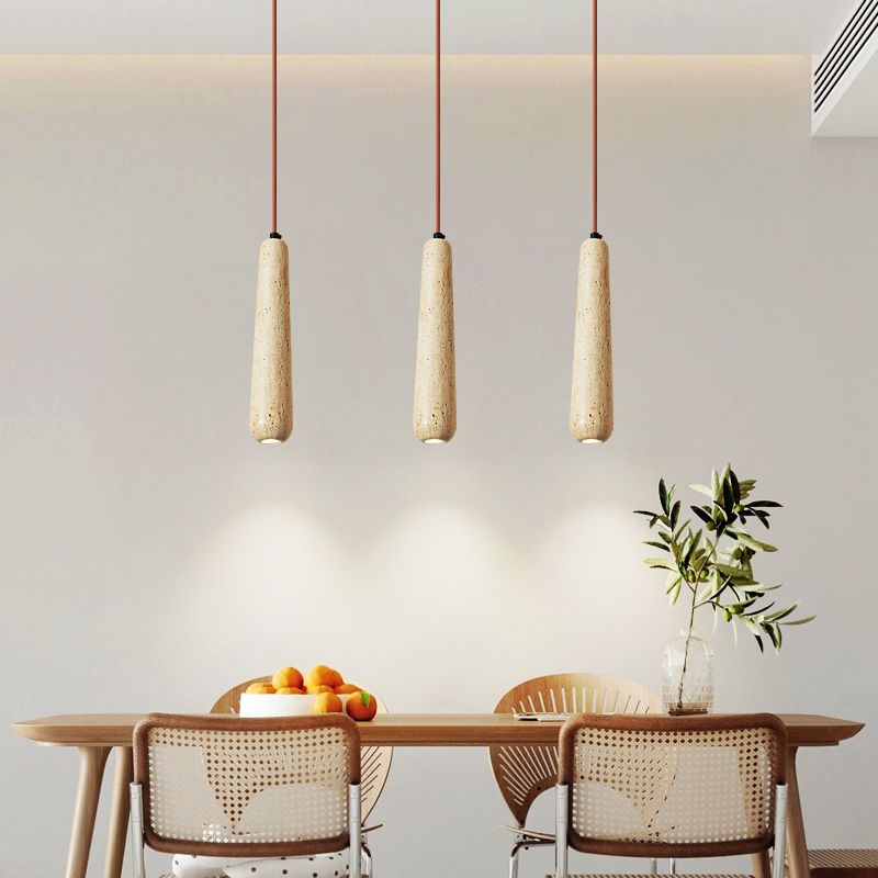 Muto Suspension Multi Naturelle, Bois/Pierre, Beige/Marron, Chambre