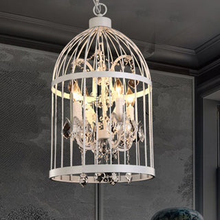 Arisha Industrie LED Suspension Noir Blanc Métal Chambre à coucher