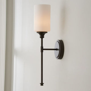 Tiffany Applique Murale Minimaliste Nordique, Métal, Noir/Argent, Chambre à Coucher