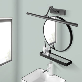 Nivelor Applique Murale Linéaire Réglable Simple Noir/Blanc. Chambre-Luire
