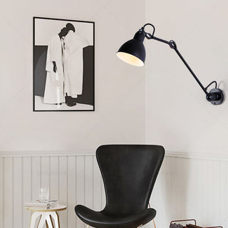 Epoch Applique Murale Réglable Minimaliste, Métal, Noir, Bureau