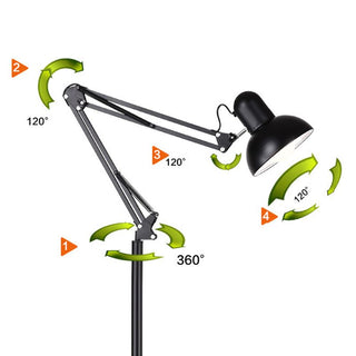 Valentina Moderne Métal Pliant Lampadaire Multicolore Chambre à coucher