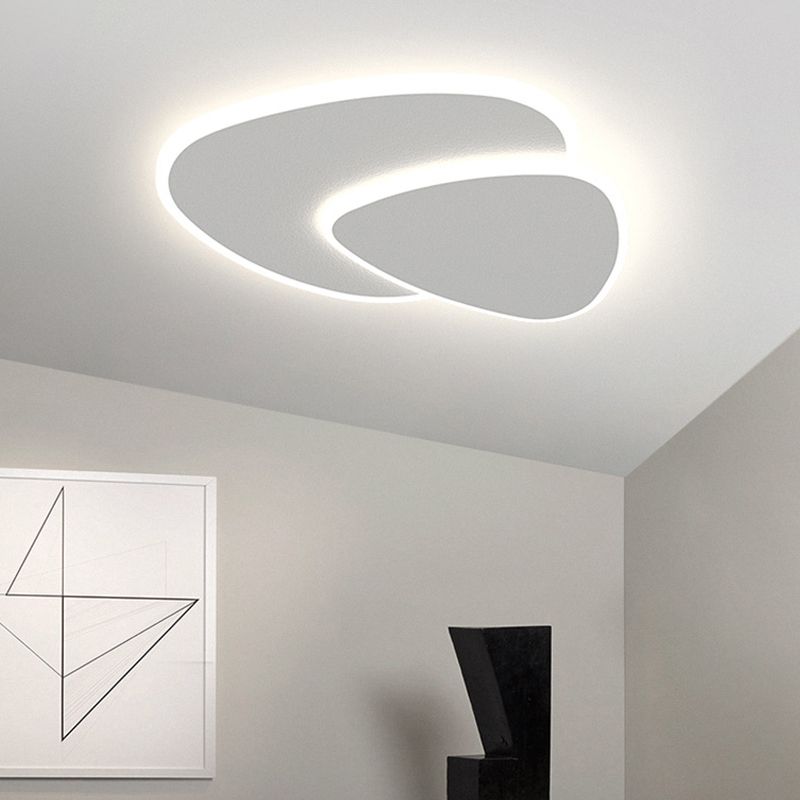 Seronix Plafonnier Triangle Moderne Blanc Salon-Cielum