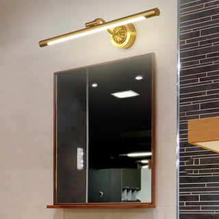 Tiffany Applique de Vanité Linéaire Moderne, Métal/Acrylique, Or, Salle de Bain