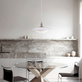 Crains Suspension Bol Moderne, Métal, Blanc, Chambre