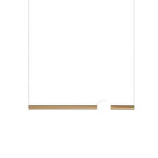 Ray Moderne LED Suspension Or Blanc Métal Verre Salon Salle à manger