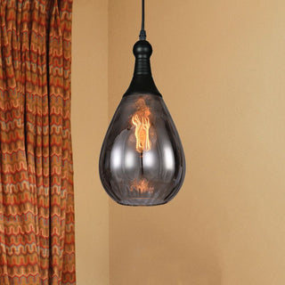 Arisha Vintage LED Suspension Métal Verre Chambre à coucher Salon