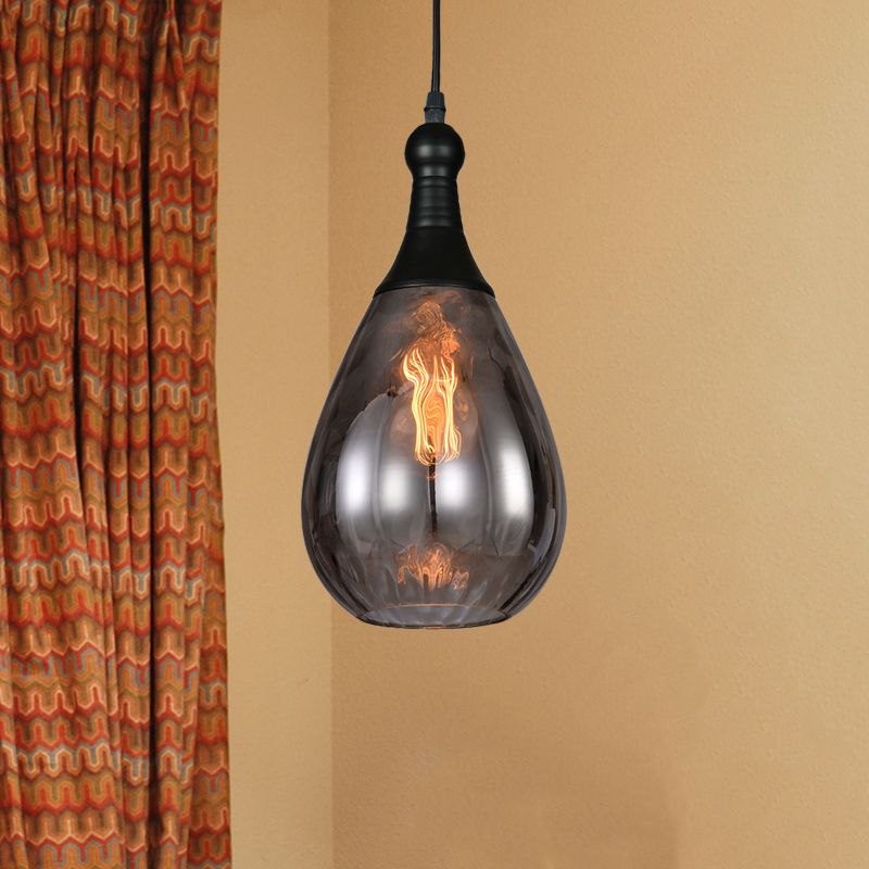 Arisha Vintage LED Suspension Métal Verre Chambre à coucher Salon