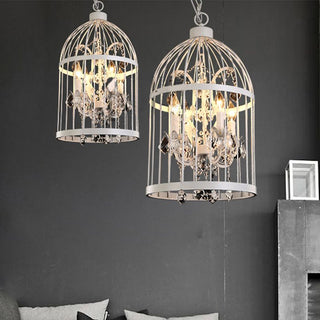 Arisha Industrie LED Suspension Noir Blanc Métal Chambre à coucher