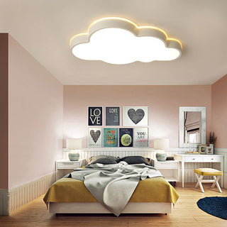 Aria Design LED Plafonnier Nuage Moderne Blanc Salon/Chambre à Coucher