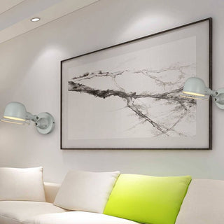 Epoch Applique Murale Réglable Minimaliste, Métal, Noir/Blanc, Salon
