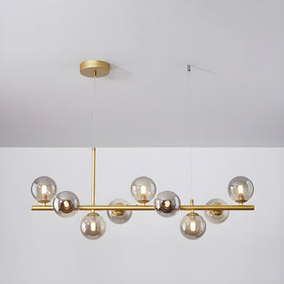 Lustra Lustre Globe en Verre Doré-Luire
