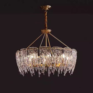 Cathaa Postmoderne Luxe Verre Crystal Lustre