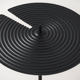 Arisha Lampadaire/Lampe de table Rond Moderne, Métal, Noir, Salon